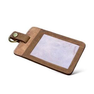 PORTA CREDENCIAL CON LANYARD CAMEL